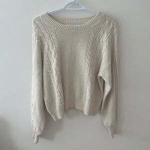Size small gap cream knit sweater